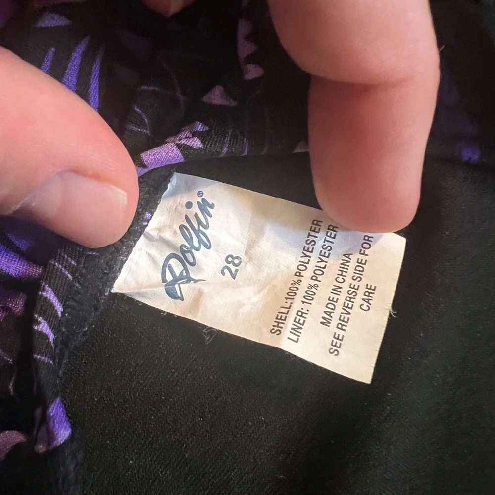 Two purple competitive swimsuits (size 28) - Picture 7 of 8